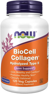 Now Коллаген биоцел Капсулы массой 770 мг 120 шт препарат для укрепления связок и суставов now biocell collagen hydrolyzed type ii 120 шт