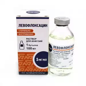 Левофлоксацин Раствор для инфузий 5 мг/мл 100 мл