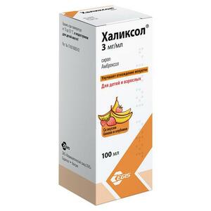 Халиксол сироп 30 мг/10 мл флакон 100 мл цена и фото