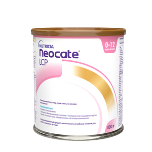 Nutricia Neocate LCP смесь аминокислотная сухая 400 г неокейт смесь 400г