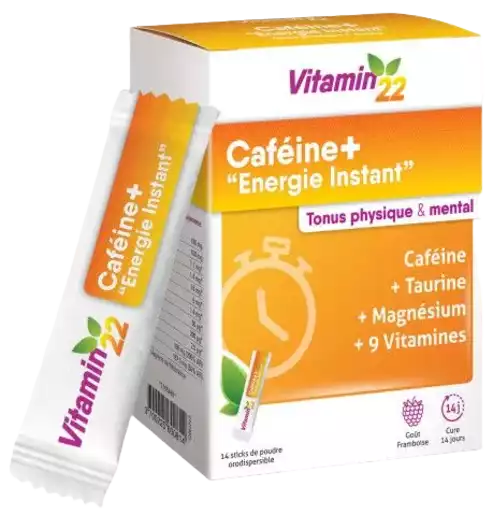 Unitex Vitamin 22 Кофеин+ Порошок для приготовления раствора для приема внутрь стик-пакеты 14 шт