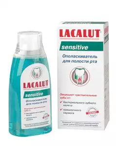 Lacalut Sensitive Ополаскиватель полости рта 300 мл