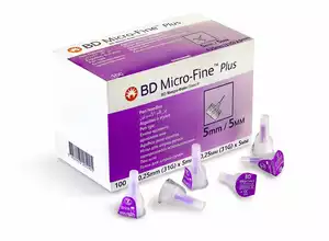 BD Micro-Fine Plus Иглы 0,25 мм х 5 мм 31 G 100 шт