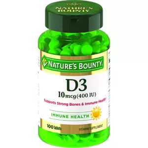 Nature's Bounty витамин D3 400 МЕ Таблетки 100 шт