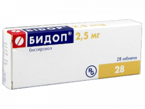 Бидоп кор Таблетки 2,5 мг 28 шт