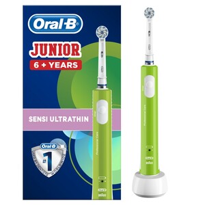 Oral-B Junior Щетка зубная электрическая детская oral b насадка для электрической зубной щетки sensi ultrathin eb60 4шт