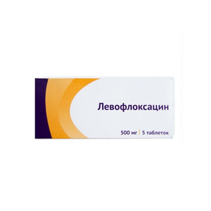 Левофлоксацин Озон Таблетки 500 мг 10 шт