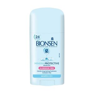 цена Bionsen Дезодорант Mineral Protective Senstive Минеральная защита для чувствительной кожи Alu-Free стик 40 мл