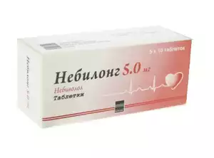 Небилонг Таблетки 5 мг 50 шт