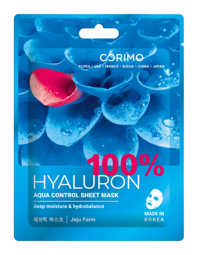 Corimo Hyaluron 100 % Акваконтроль Маска тканевая для лица 22 г 1 шт