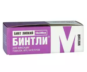 Бинтли-М Бинт липкий проницаемый рулон 10 х 200 см
