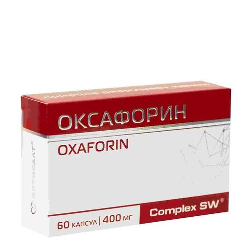 Оксафорин Капсулы 0,4 г 60 шт