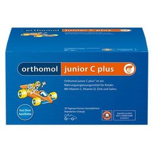 Orthomol junior С plus жевательные конфеты 30 шт