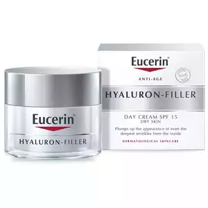 Eucerin Гиалурон-Филлер Крем дневной для сухой чувствительной кожи SPF 15 50 мл