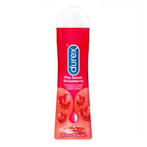 Durex Play Sweet Strawberry Гель-смазка со вкусом клубники 50 мл цена и фото