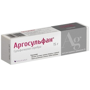 Аргосульфан Крем для наружного применения 15 г аргосульфан крем для наружного применения 2% 40г