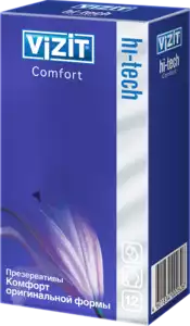 Vizit Hi-Tech Comfort презервативы комфорт 12 шт
