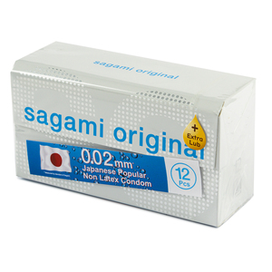 Sagami Original 0.02 Extra Lub полиуретановые Презервативы 12 шт