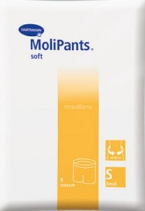 Hartmann MoliPants Soft Штанишки удлиненные для фиксации прокладок размер S 5 шт