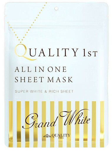 Quality First Grand White Выравнивающая цвет кожи лица маска Гранд 7 шт