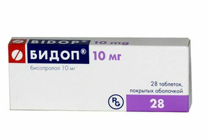 Бидоп таблетки 10 мг 28 шт