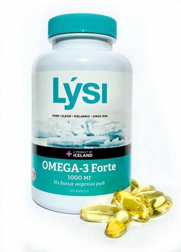 Lysi Омега-3 Форте 1000 мг Капсулы 120 шт