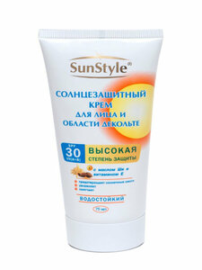 Sun Style Крем для лица и области декольте солнцезащитный SPF30 75 мл