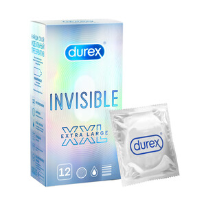 Durex Invisible XXL Презервативы 12 шт