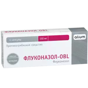 Флуконазол-OBL капсулы 150 мг 4 шт