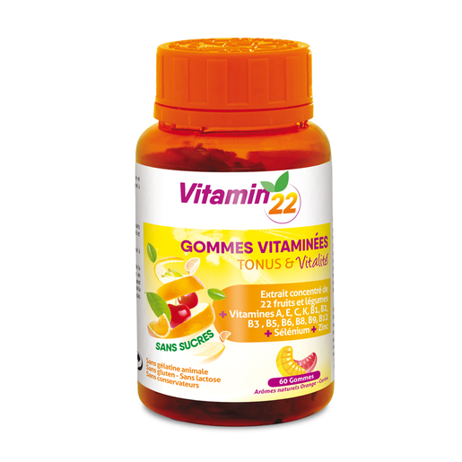 Унитекс Витамин 22 мультивитамин Пастилки жевательные 60 шт