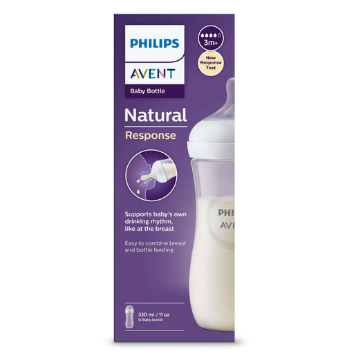 Бутылочка для кормления Philips Avent Natural Response с 3-х месяцев 330 мл арт SCY906/01