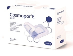 Hartmann Cosmopor E Повязка послеоперационная стерильная 10 х 8 см 10 шт 20 шт медицинские гипоаллергенные нетканые клейкие повязки для ран