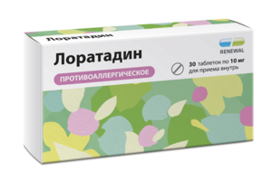 Лоратадин-Реневал Таблетки 10 мг 30 шт