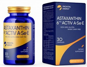 Астаксантин-Актив 6 мг мицеллированный А∙Se∙Е Provital Energy Капсулы 30 шт
