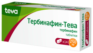 Тербинафин-Тева Таблетки 250 мг 14 шт тербинафин тева таб 250мг 28