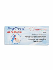 Easy Touch Тест-полоски на холестерин 10 шт айчек тест полоски 100