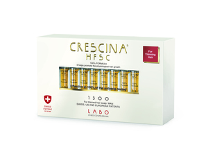 цена Crescina Re-Growth 500 для мужчин для роста волос, 10 ампул