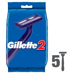 Gillette 2 станки для бритья одноразовые 4 + 1 шт