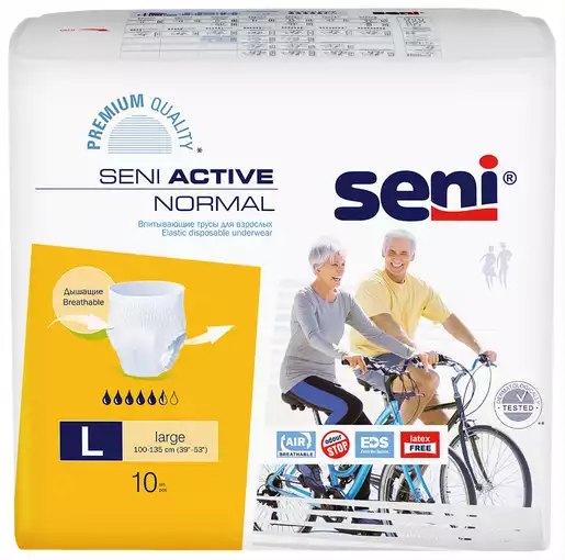 Seni Active Normal Трусики для взрослых L 10 шт