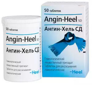 Ангин-Хель СД Таблетки для рассасывания гомеопатические 50 шт