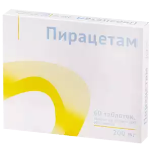 Пирацетам-Озон Таблетки покрытые пленочной оболочкой 200 мг 60 шт