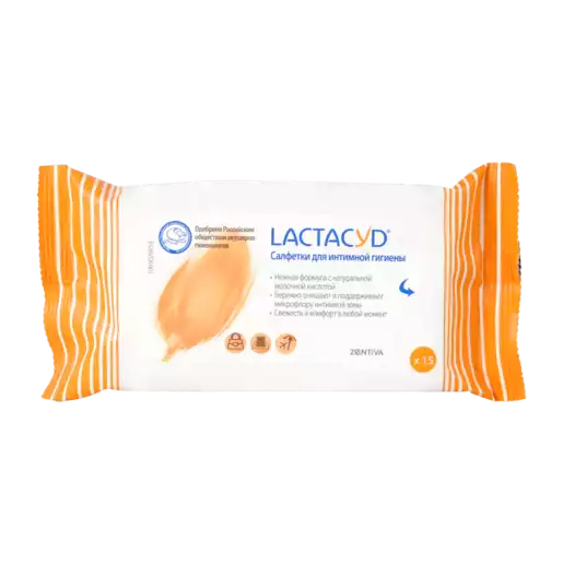 Lactacyd Салфетки для интимной гигиены 15 шт