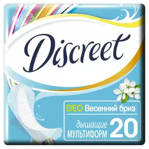 Discreet ежедневные Прокладки Deo Spring Breeze Multiform 20 шт
