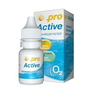 цена Optimed Pro Active увлажняющий раствор для мягких контактных линз 10 мл
