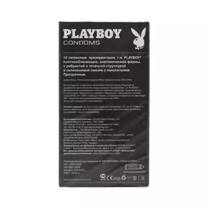 Playboy Презервативы ребристые с точечной структурой 12 шт