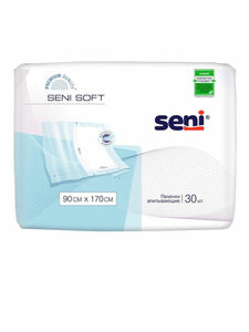 Seni Soft пеленки 90 см х 170 см 30 шт пеленки гигиенические seni soft 90x60 cм 30 шт