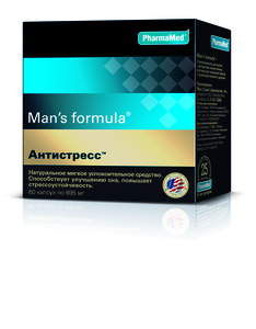 Man's formula Антистресс Капсулы 60 шт капсула urban formula биологически активная добавка к пище omega 3 60%