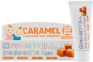 PresiDent Baby Паста-гель зубная от 0 до 3 лет 30 мл зубная паста для малышей нежный уход r o c s baby яблоко 0 3 лет 45 г