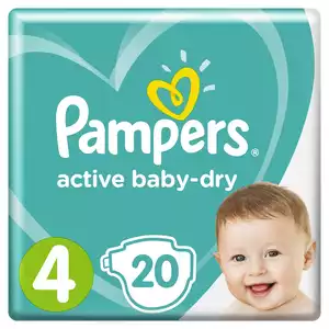 Pampers Подгузники Active Baby-Dry Maxi 9–14 кг 20 шт