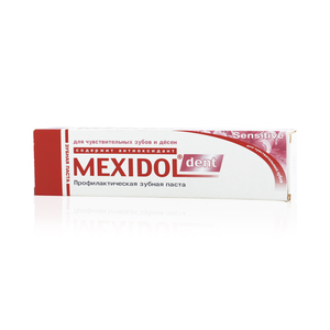 Mexidol dent Sensitive Паста зубная 100 г mexidol dent sensitive паста зубная 65 г